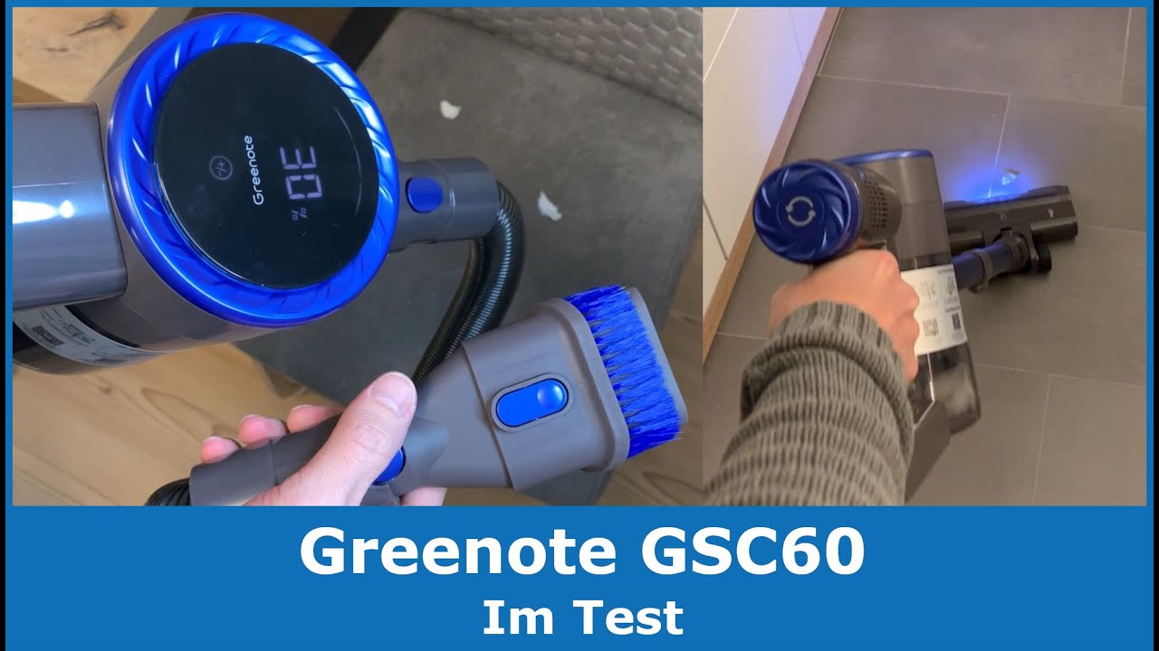 Greenote GSC60 Akkusauger Test || Praxistest des ultraleichten Akku Staubsaugers