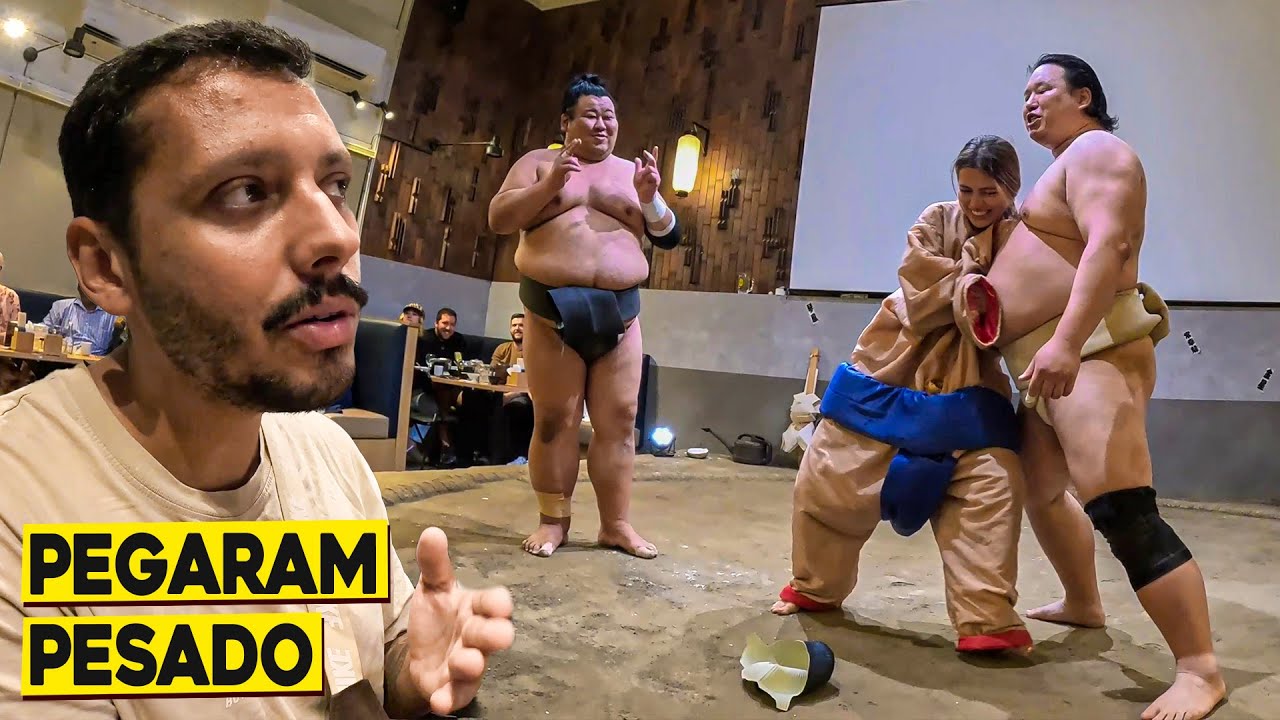 DESAFIEI UM LUTADOR DE SUMÔ NO JAPÃO (em Tóquio)