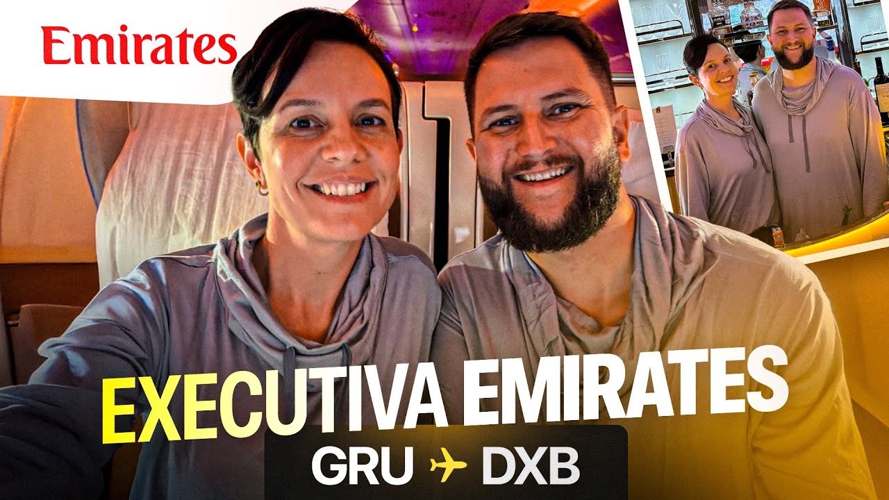 EXECUTIVA EMIRATES S&Atilde;O PAULO DUBAI - A380 EMIRATES com MILHAS AZUL