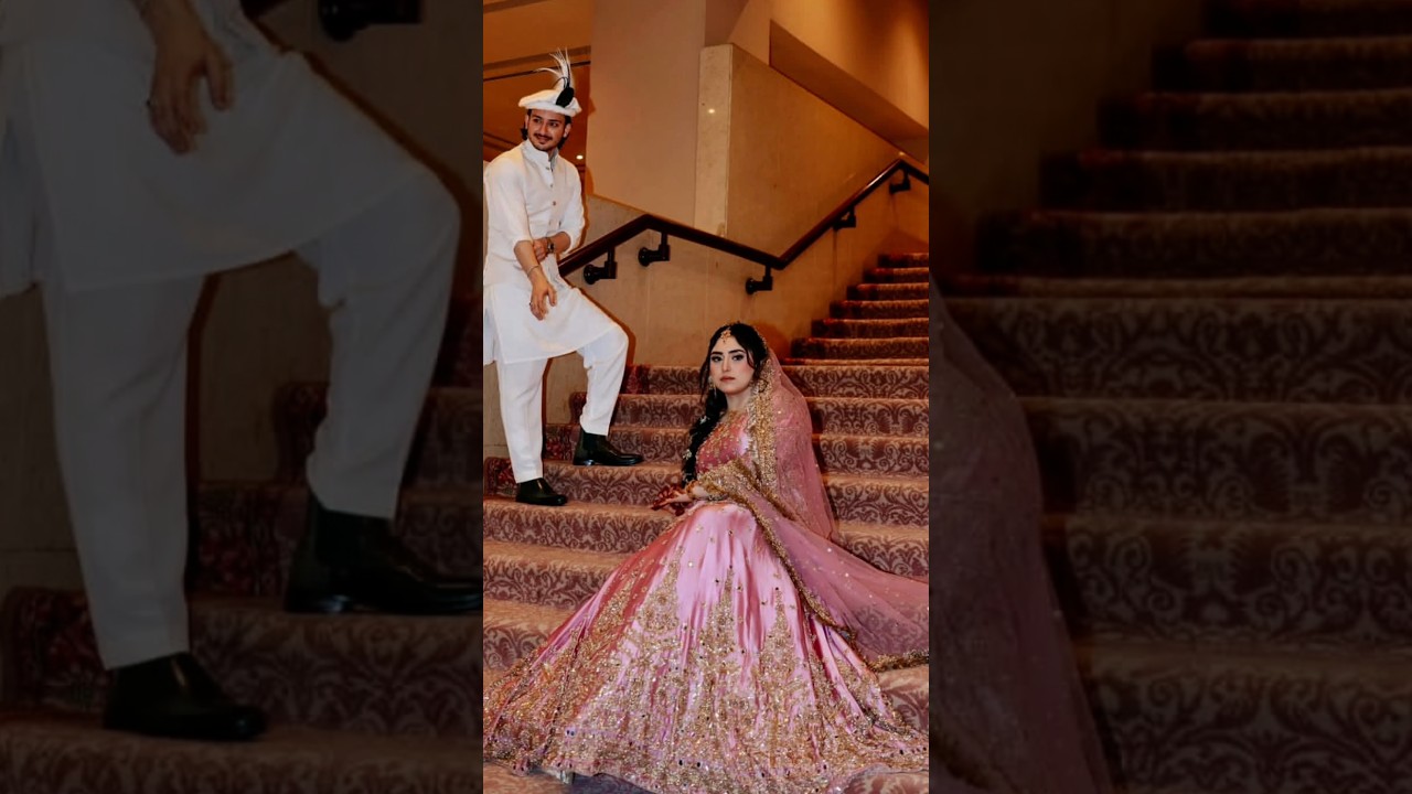 Hassan raheem and his wife #hassanraheem #singer #wedding #nikkah #viral #love #shoot #shorts