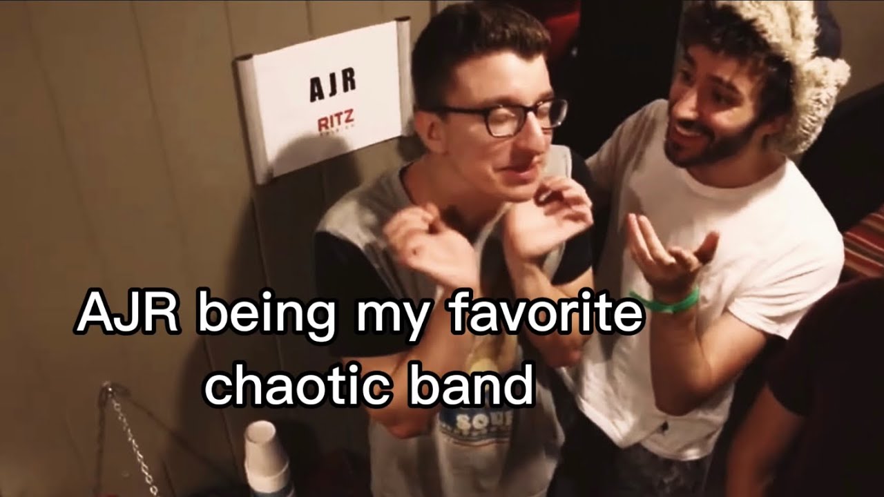 AJR being my favorite chaotic band for a minute