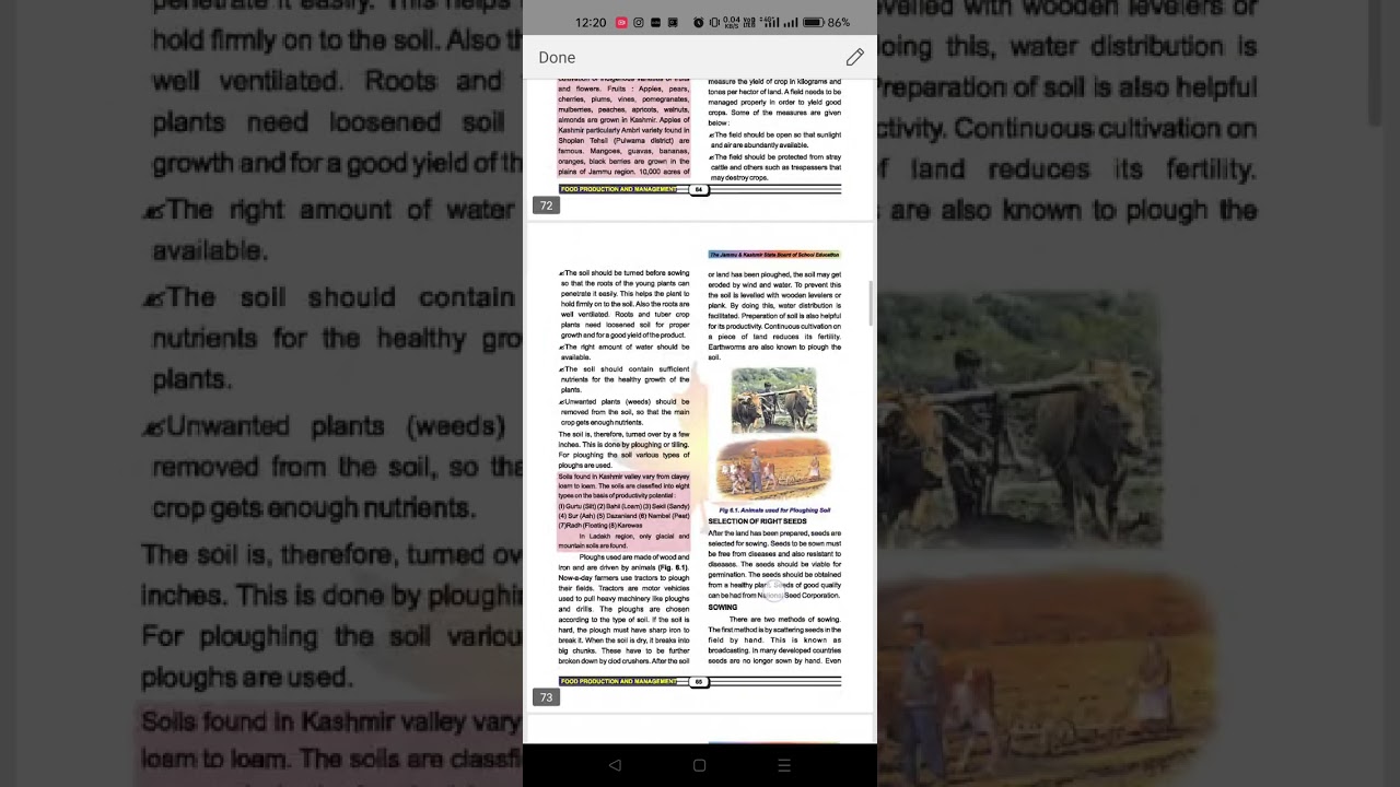 Jkboard class 8th || chapter -6 ( Food production and Management) only important questions discuss..