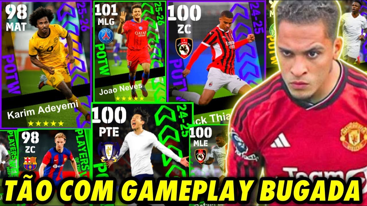 23 POTW que VOCE PRECISA TESTAR no efootball 2026 mobile