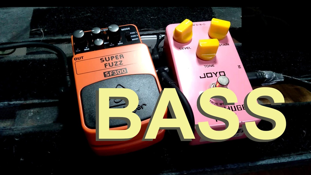 joyo tiny-huge fuzz vs. behringer super fuzz: quick comparison (BASS)
