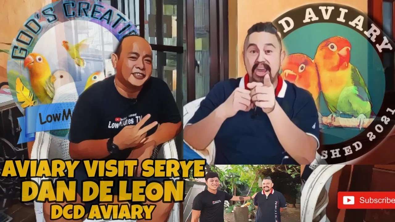 Aviary Visit Dan De Leon of DCD AVIARY from IMUS CAVITE / Collection ng LINYADANG MALULUPIT