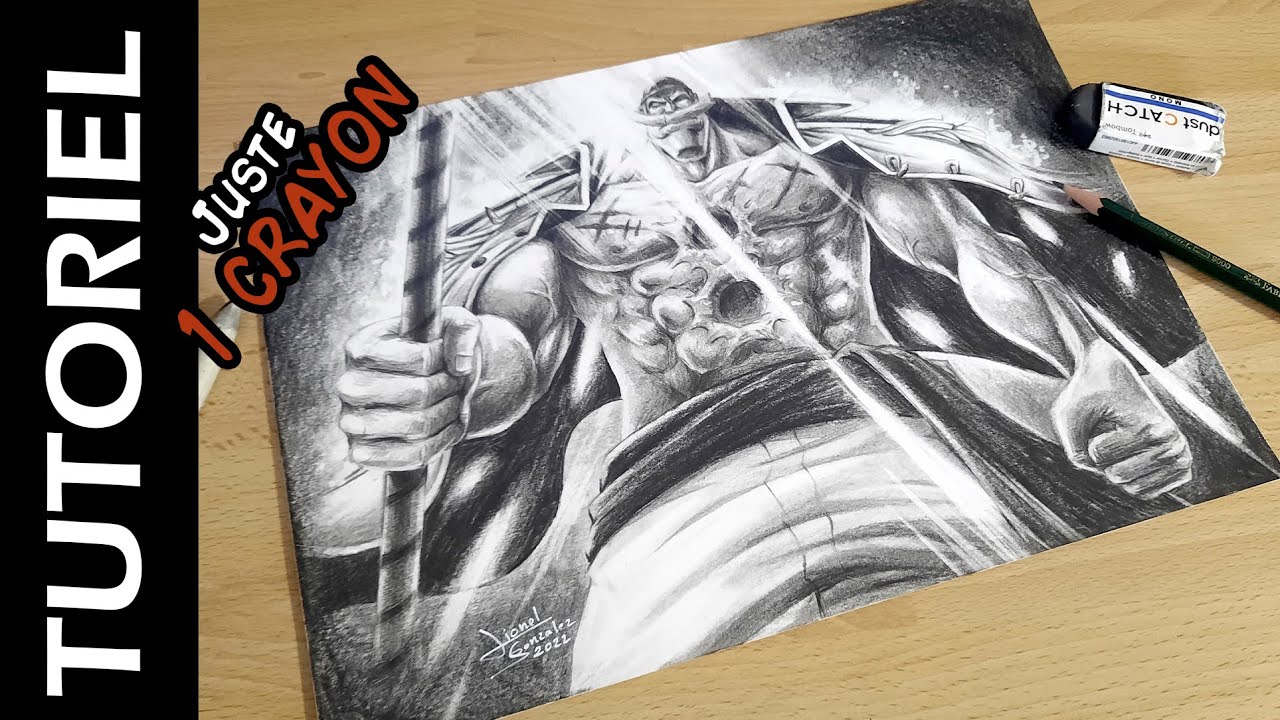 Comment Dessiner Barbe Blanche - One Piece