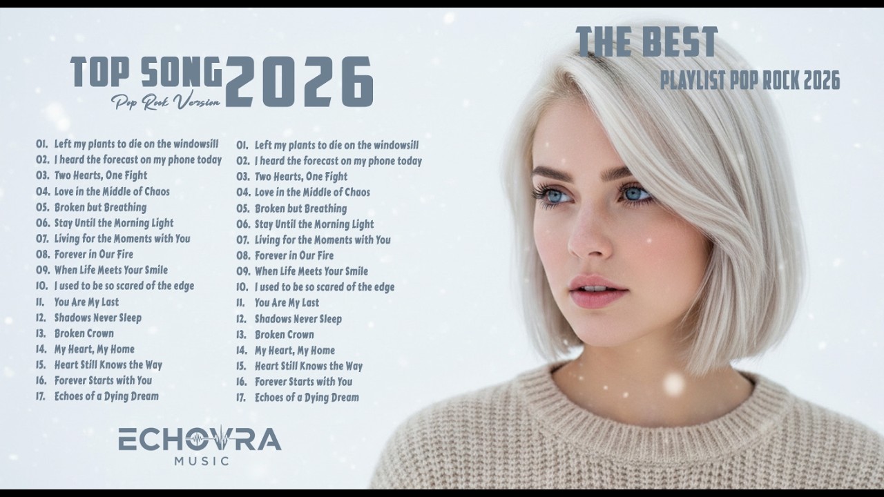 Top Songs Pop Rock 2026 📈 Viral Top Songs Pop Rock ✨ Hot  Pop  Rock Playlist | By Echovra Music