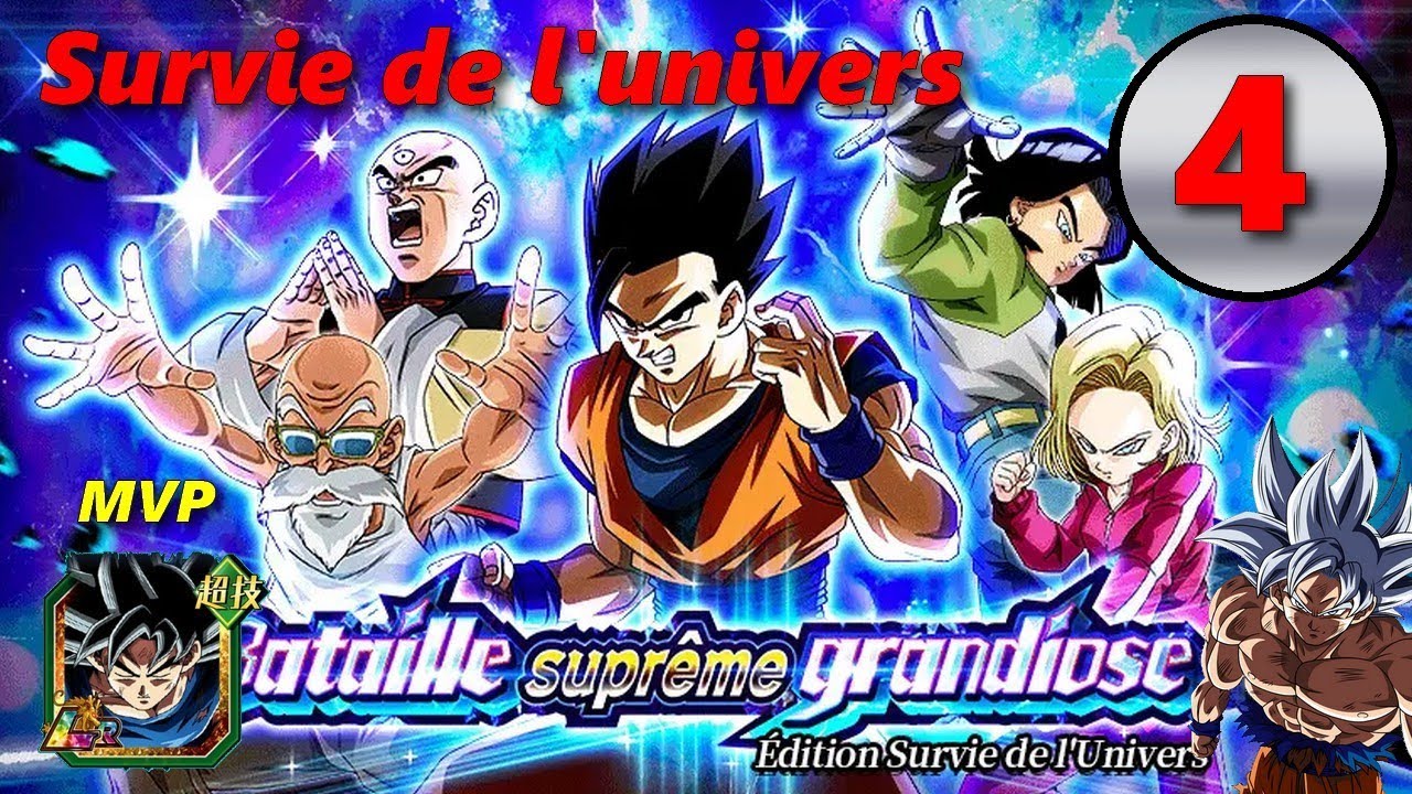 MIGATTE MVP ! NIVEAU 4 MISSION SURVIE DE L UNIVERS VS VEGETA EVO BATAILLE SUPREME GRANDIOSE 9 ANS