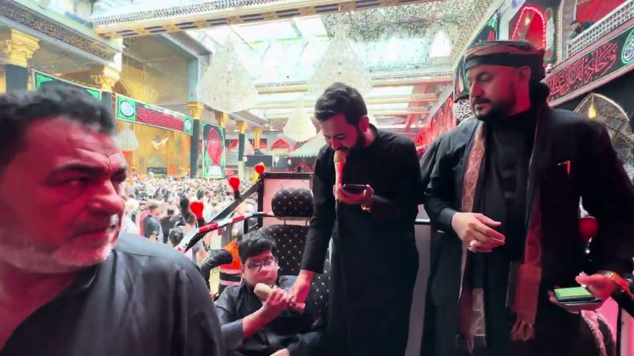 اقوى دخول الى ضريح الامام العباس (ع) موكب شباب علي السجاد