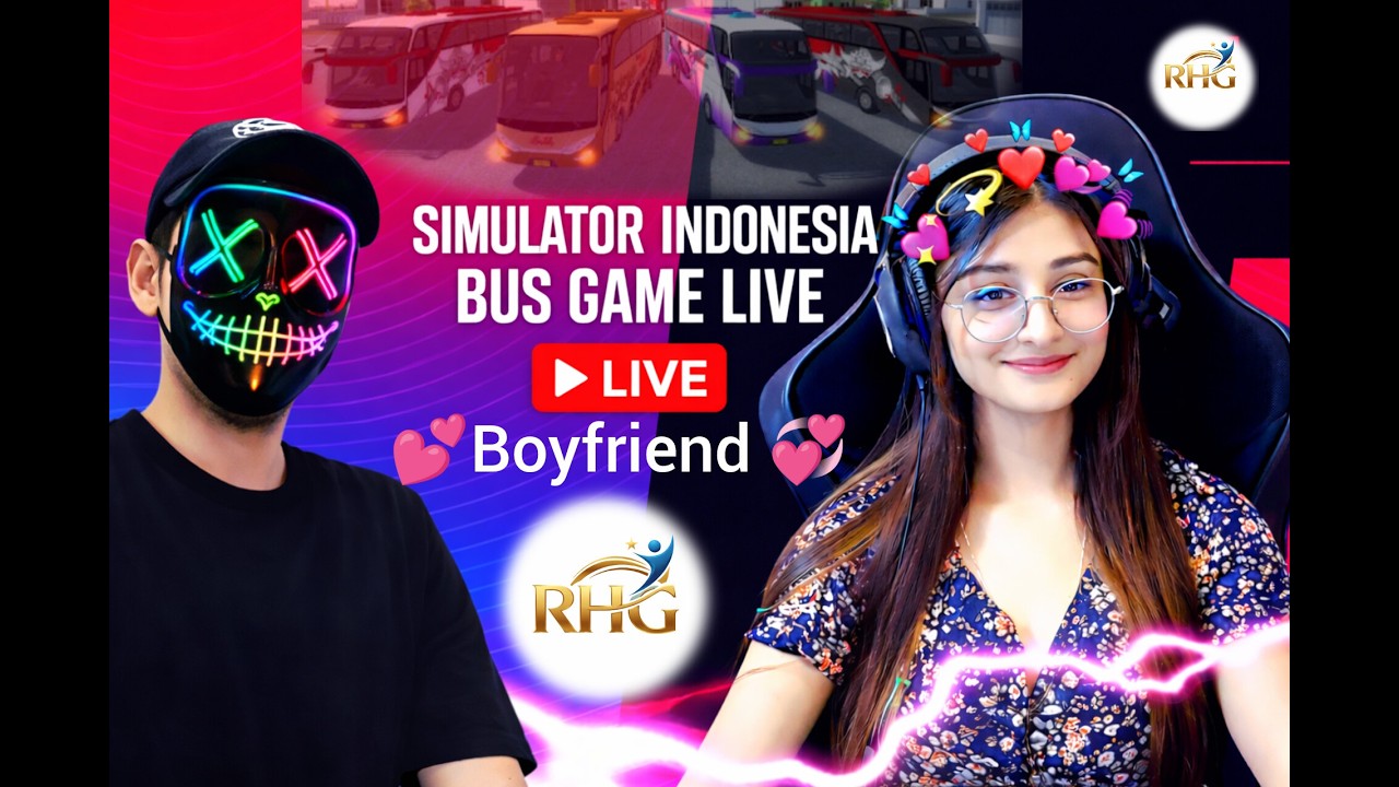 Simulator Indonesia BUSSID 🚍 | Real Bus Driving Keyboard Gameplay