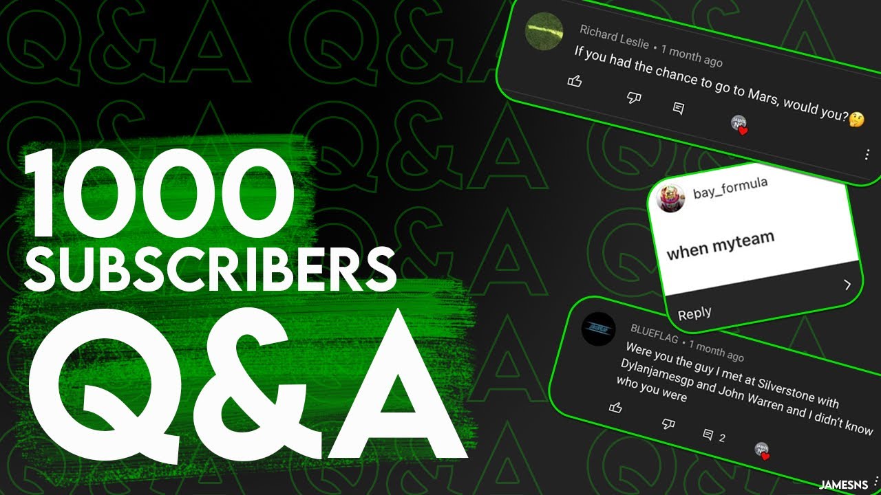 My 1000 Subscribers Q&A!! (it's a little bit late)