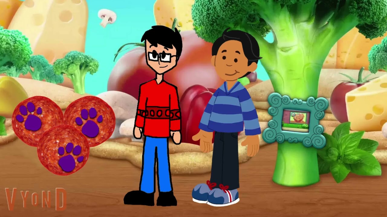 Blue’s clues with Doodlebops and you drawing 3 clues how to draw pepperoni