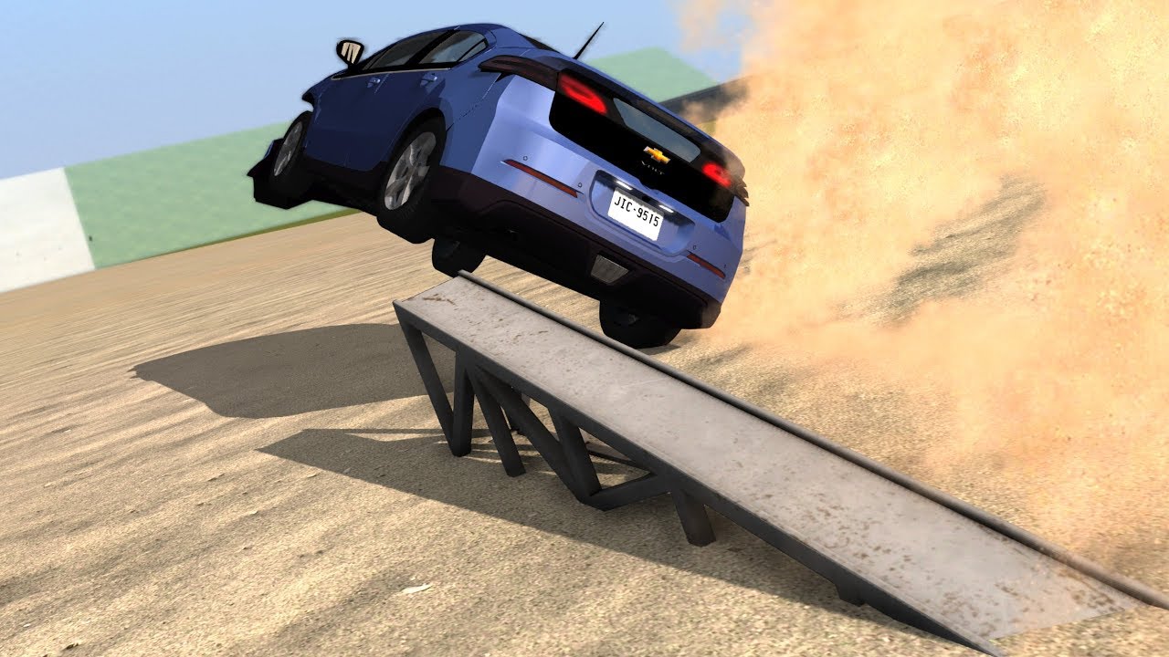 Extreme Rollover Crash Testing #2 - BeamNG Drive Satisfying Crashes