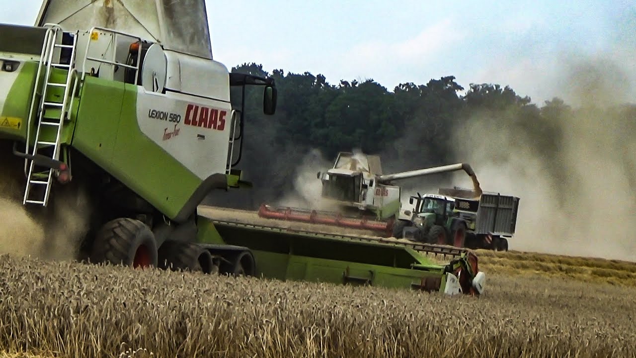 Wielkie Żniwa na 4 Kombajny - Pszenica 2021 // 4x Claas Lexion, Tucano, 3x Fendt, Fliegl, Quadrant