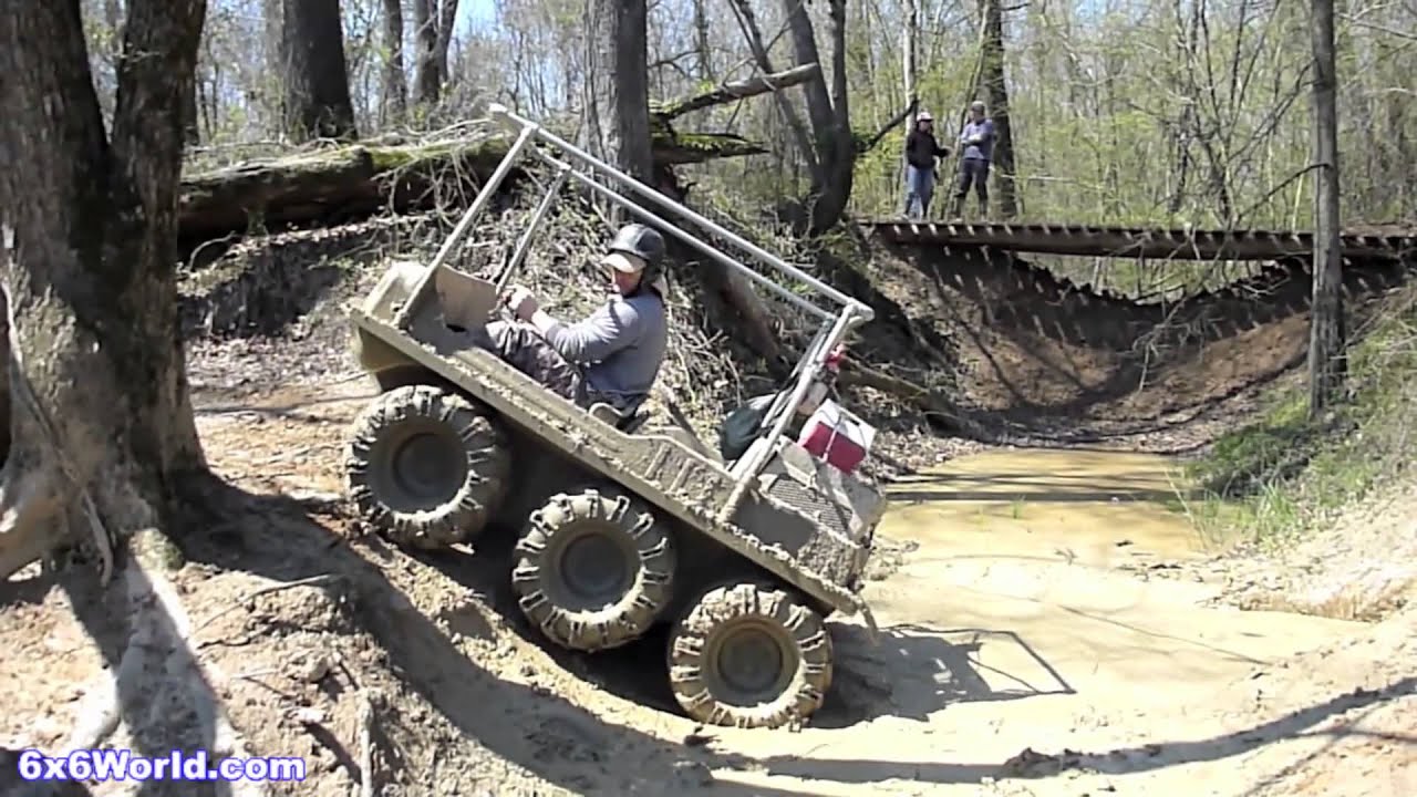 Amphibious 6x6 and 8x8 ATVs