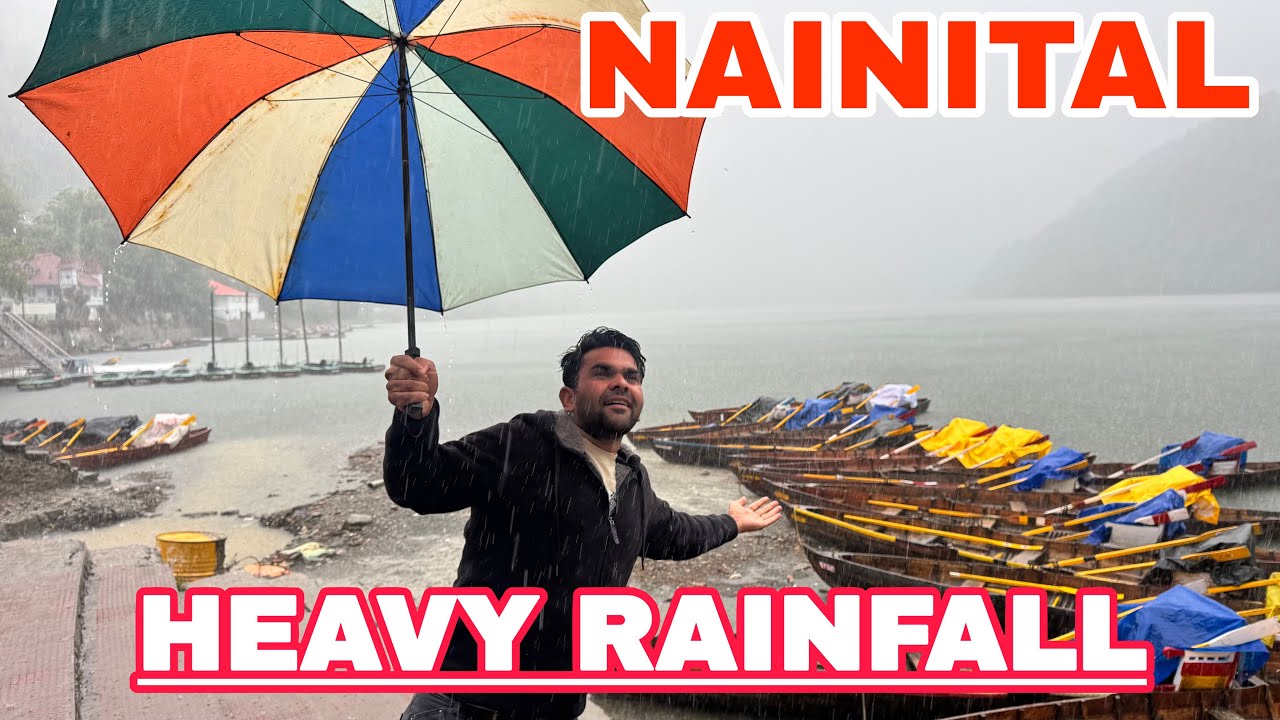 Heavy rainfall, Nainital || ￼ Musladhar Baarish Nainital me Subha || 1 June 2026
