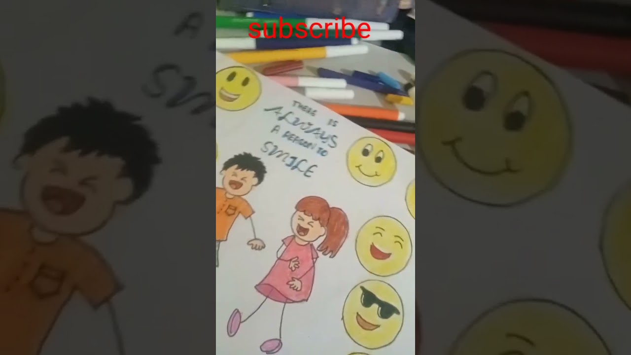 happiness poster #drawing#poster#shorts#happiness