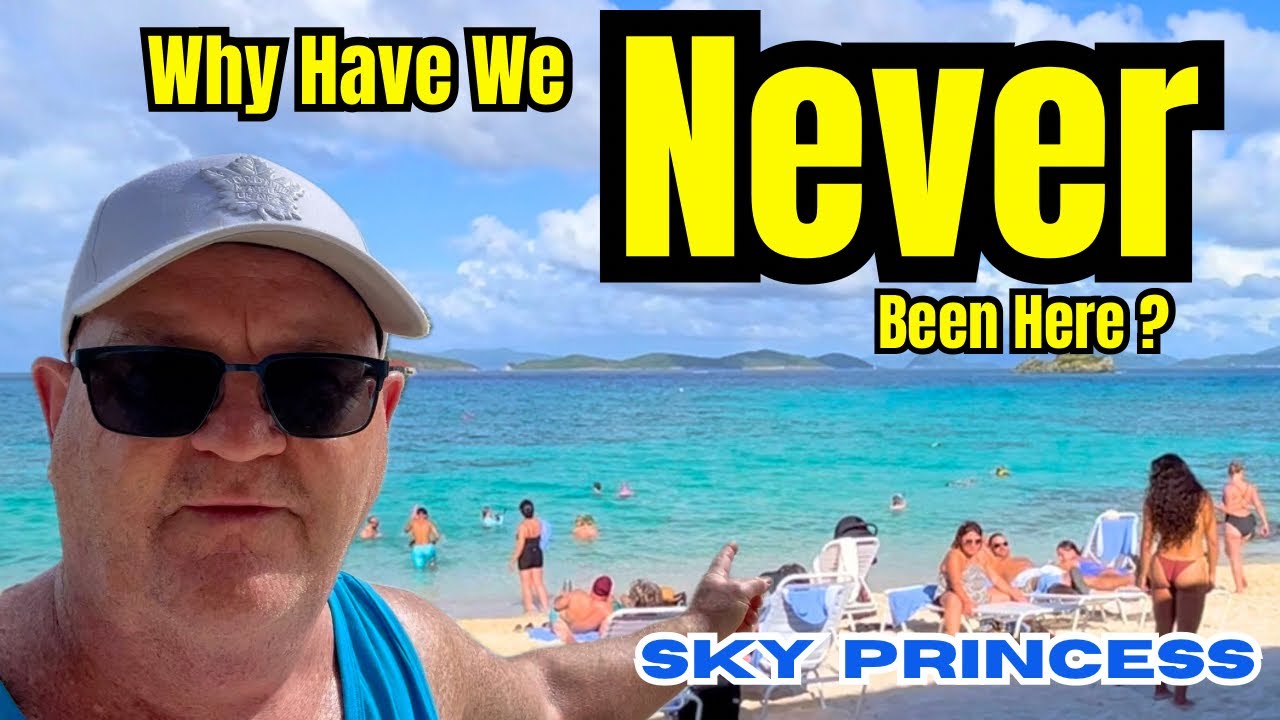This Beach SHOCKED us in St. Thomas, USVI - Sky Princess