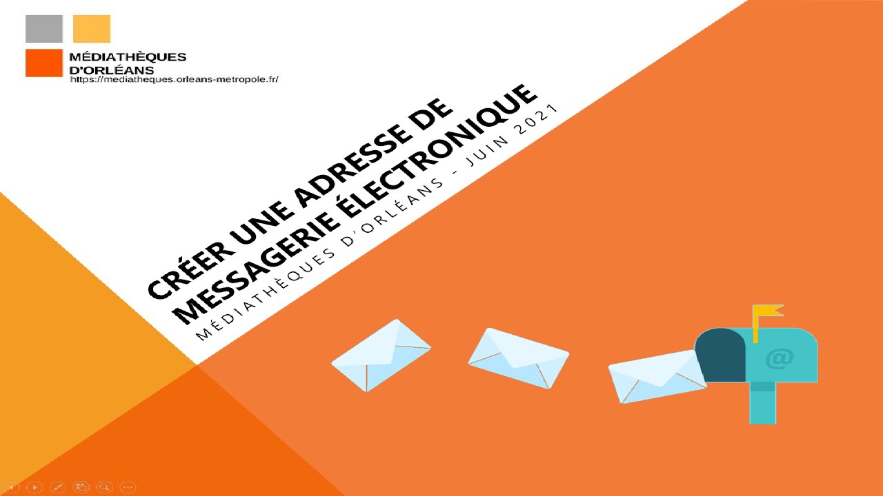 Atelier Numérique - Créer une adresse de messagerie électronique