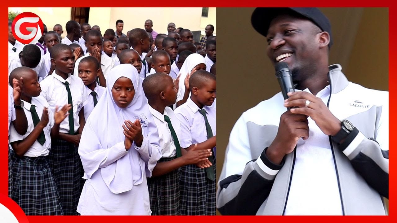 DC GEITA ALIVYOWATANIA WANAFUNZI BIRTHDAY ya RAIS SAMIA KUPIKIWA KANDE - ''NI UBWABA NYAMA''....