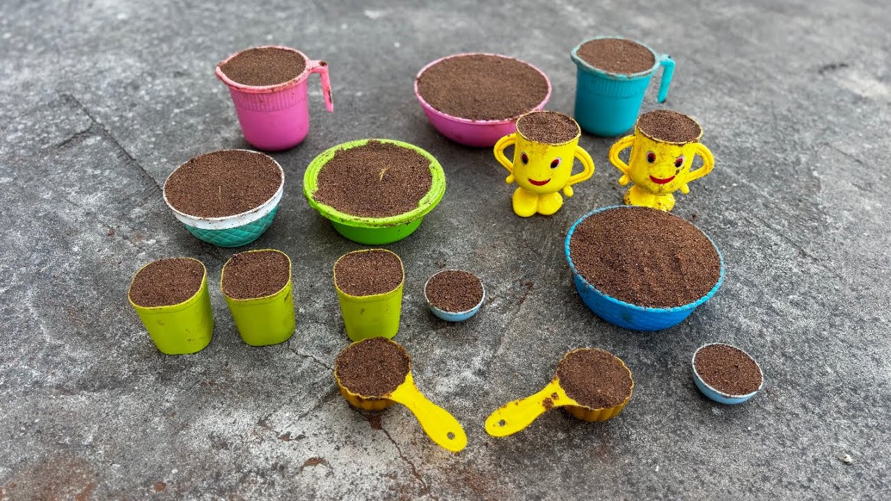 Satisfying ASMR Video | Diy Amazing Multiple Sand Cake with How To Make Kitchen Tools Sand Cake Clay