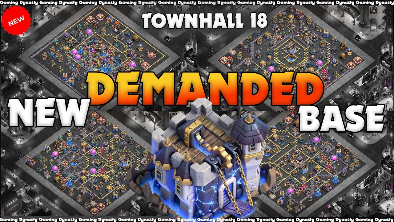 *NEVER 3 STAR*🔥TOWN HALL 18 Th18 WAR BASE With Link | TH18 LEGEND Base With Link | Clash of clans