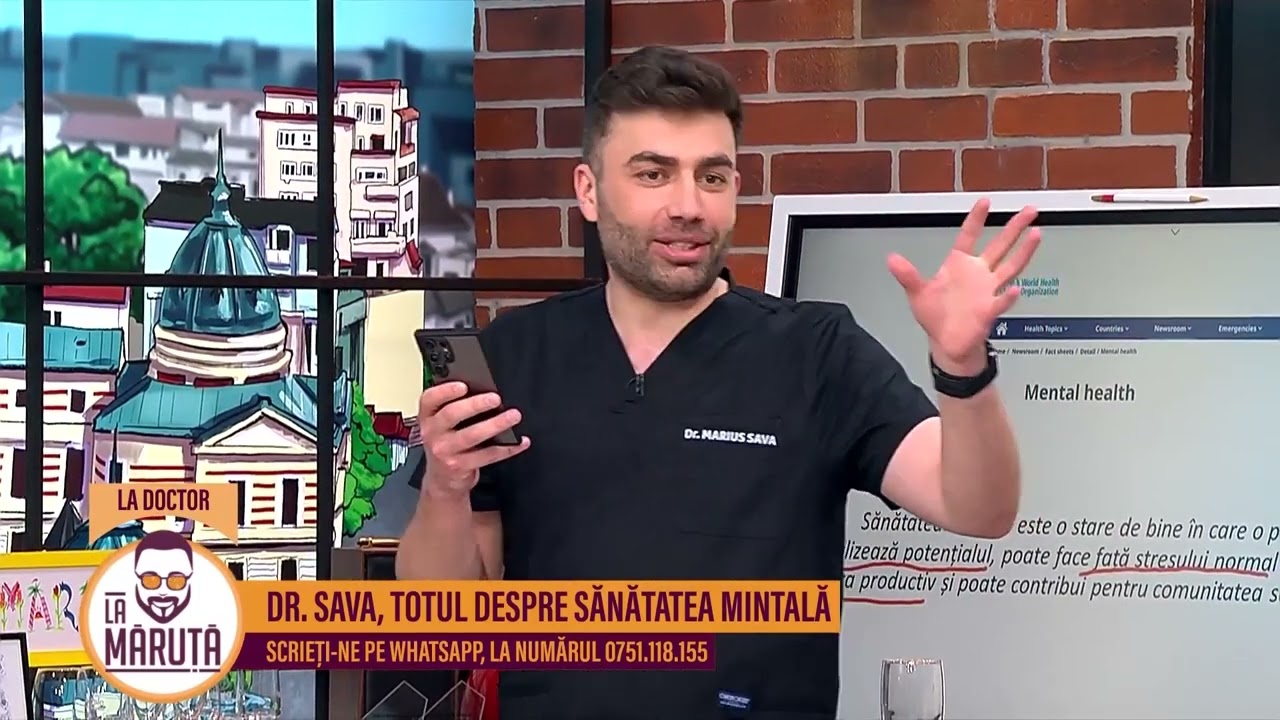 Dr. Sava, totul despre sănătatea mintală