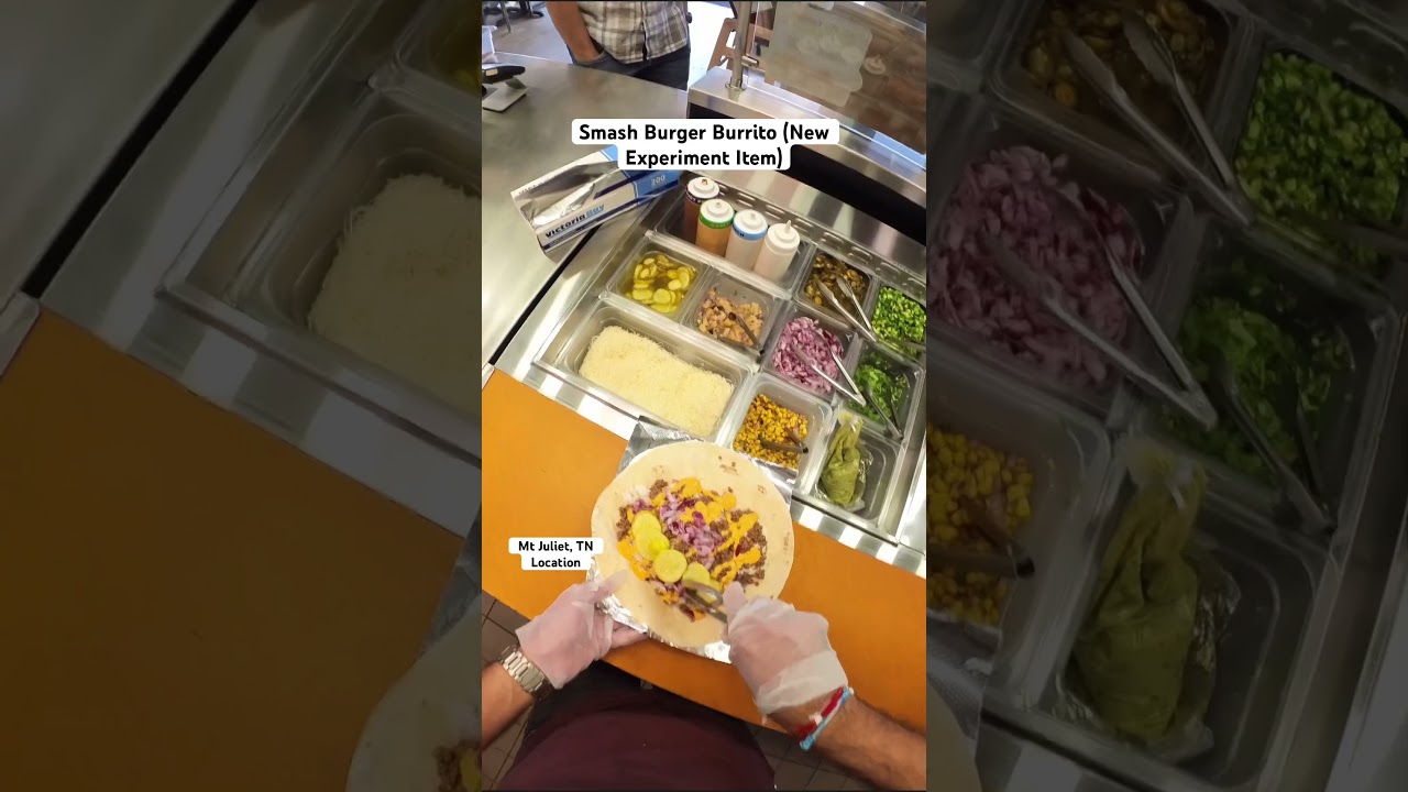 Smash Burger Burrito (New Experiment Item)