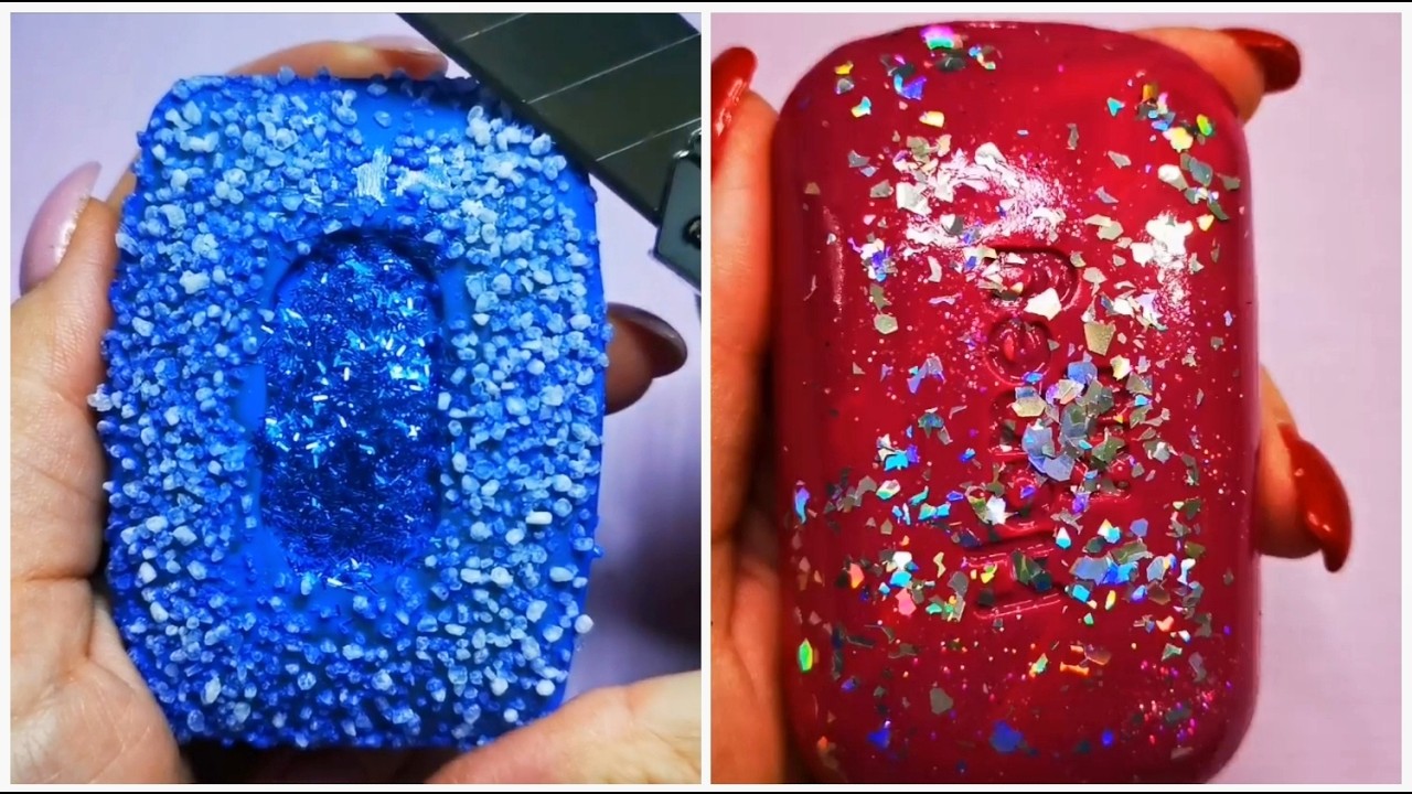 3X Speed Satisfying Soft Soap Cutting ASMR