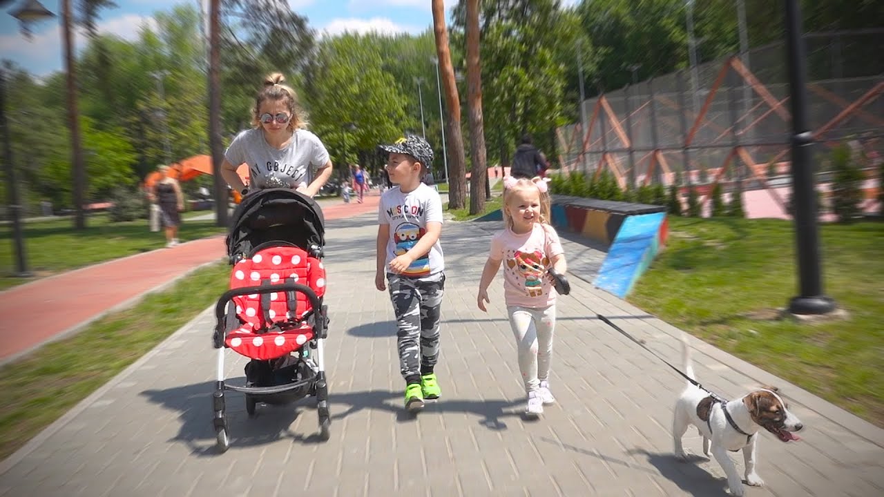 La plimbare cu Kosmos in parc