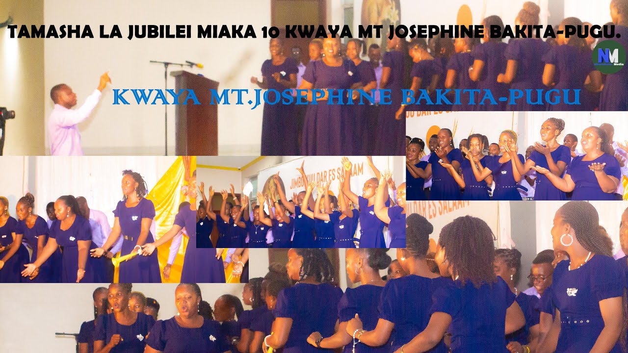 KWAYA MT JOSEPHINE BAKITA PUGU TAMASHA JUBILEI MIAKA 10 KWAYA MT JOSEPHINE BAKITA PAROKIA PUGU.