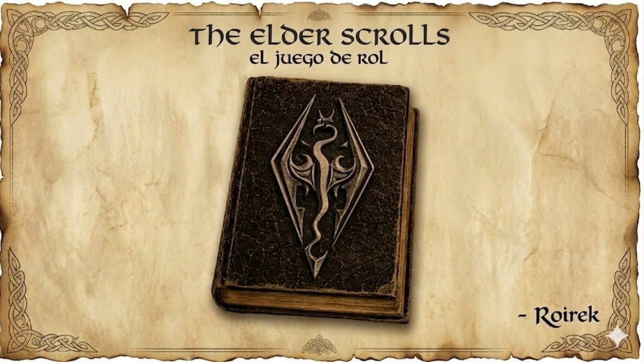 El MANUAL DE ROL de The Elder Scrolls de Roirek Llega Este Mes | Conceptos Básicos de Rol
