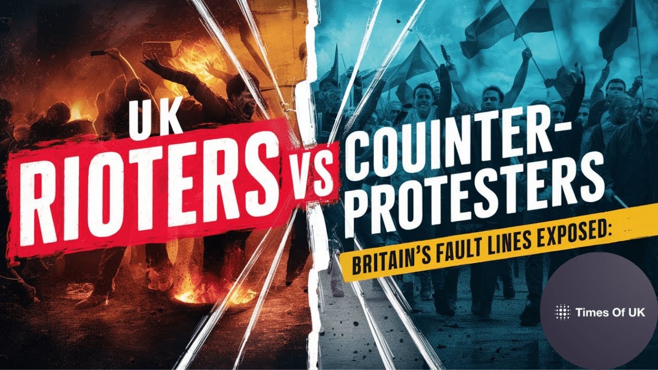 UK Rioters vs Counter-Protesters: Britain's Fault Lines Exposed