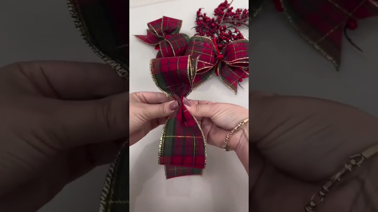 Como fazer de Laços de Natal #Natal #lacodenatal