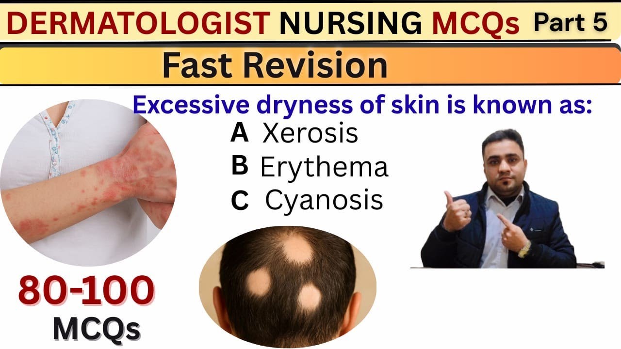 Part 5: skin related important Nursing MCQ 2026