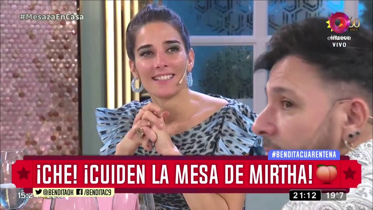 ¡Che! ¡Cuiden la mesa de Mirtha!