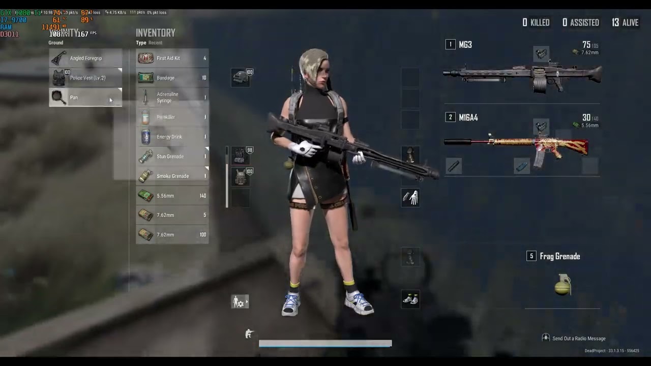 PUBG - I7 9700 + GTX 1080 Ti (1080P)