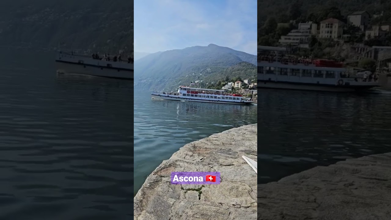 Ascona ,la ciudad que comparte su lago conn Italia 😊 
