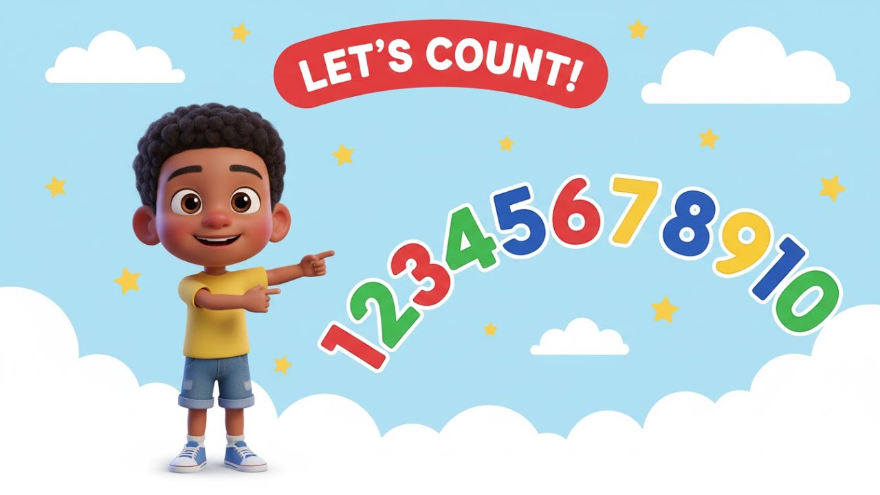 Learn to Count 1 to 10 | Counting Numbers for Kids | Fun Learning Video | Learn Numbers Easily