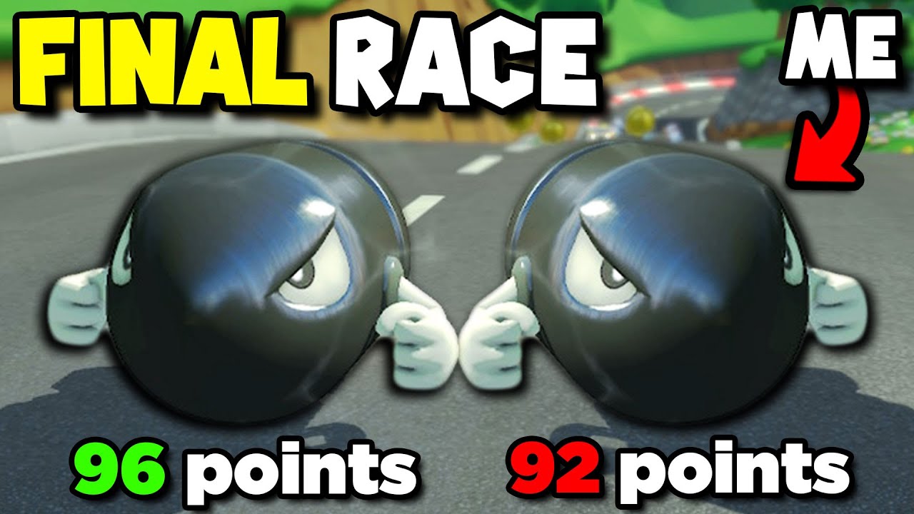 It came down to the final race. | Competitive Mario Kart 8 Deluxe
