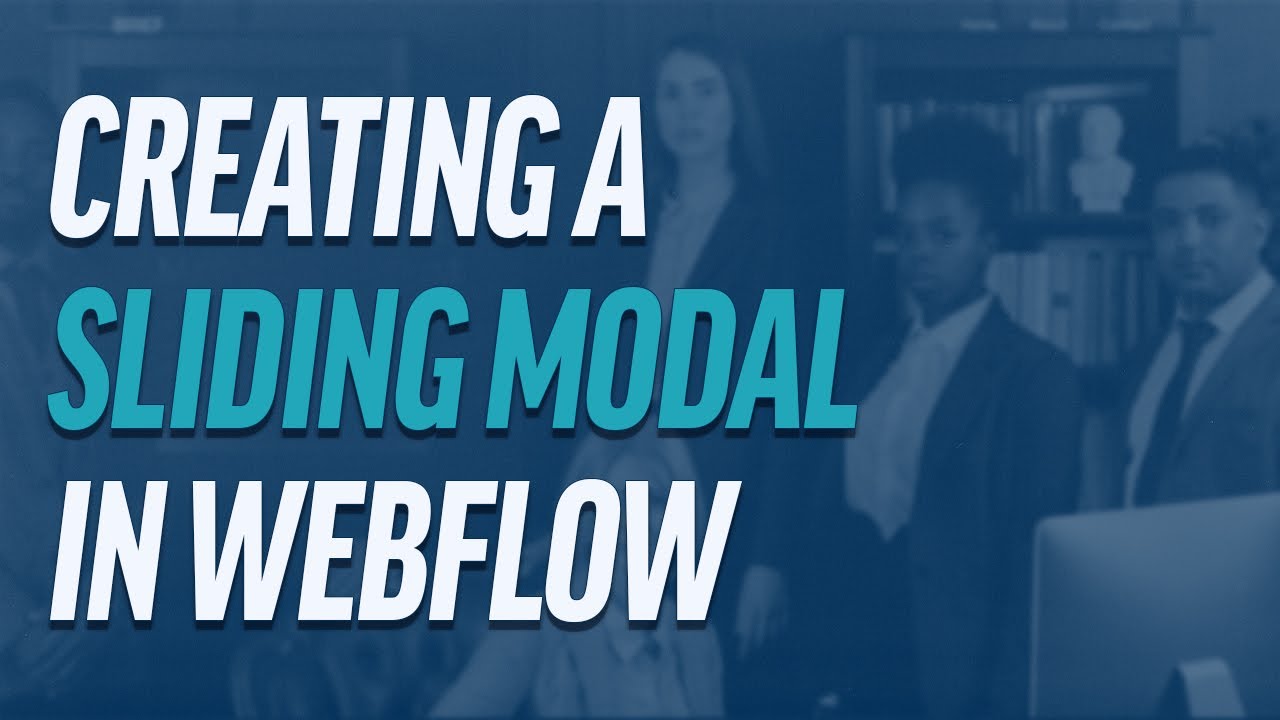 Creating A Sliding Modal In Webflow