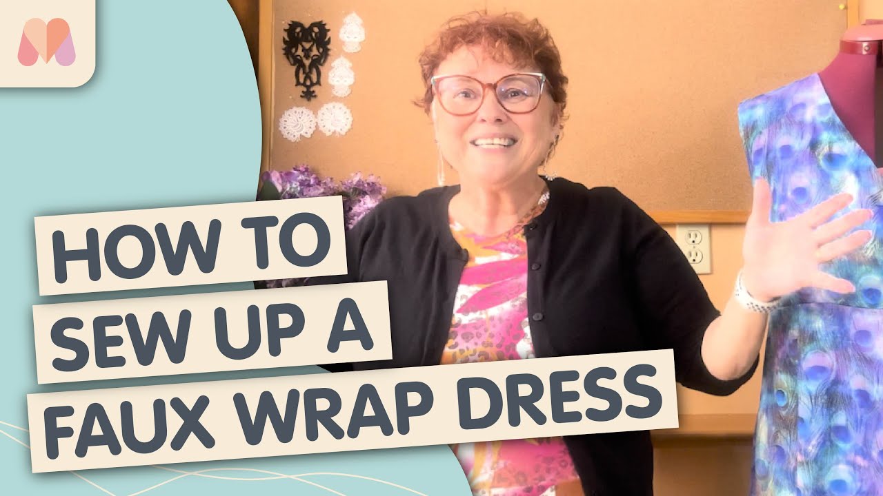 How to Make a Summer Faux Wrap Dress | Burda 6496 | Sewalong