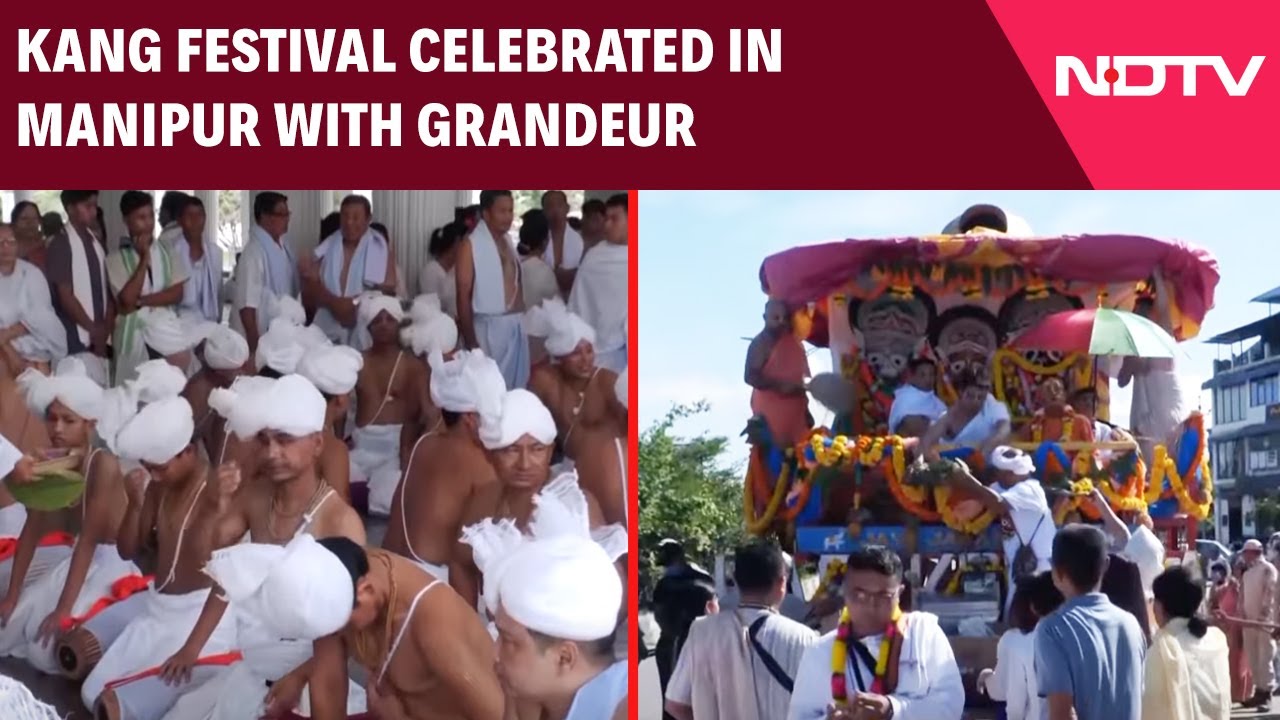 Rath Yatra 2025 | Kang Festival Celebrated In Manipur With Grandeur