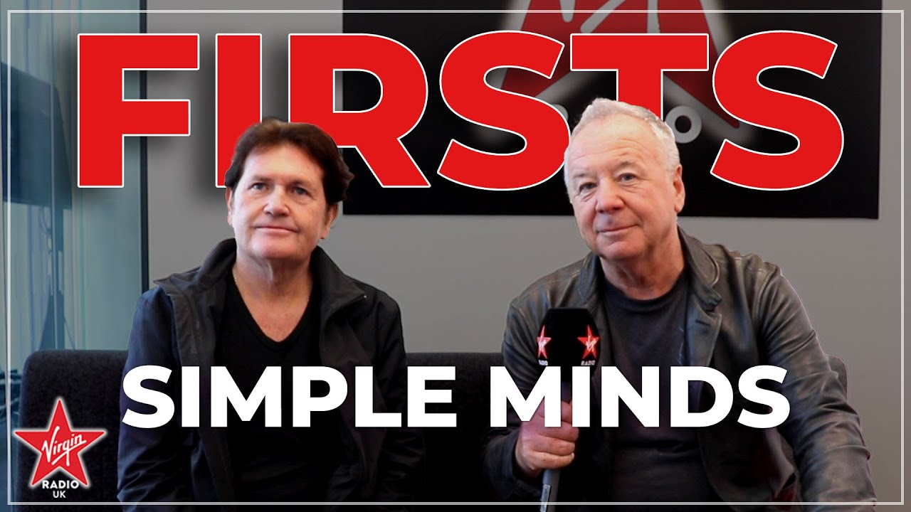 FIRSTS with Glaswegian rock royalty SIMPLE MINDS 🎸
