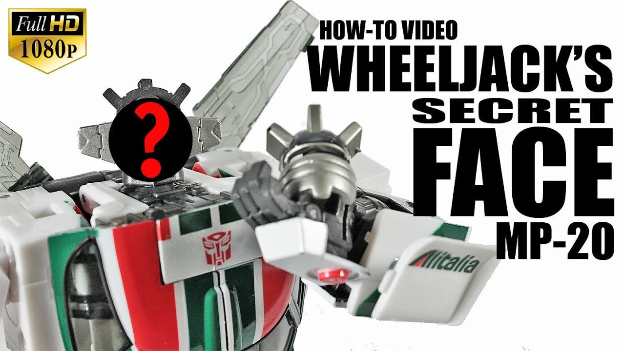 Wheeljack's SECRET FACE mask reveal Transformers Masterpiece MP-20 How-to video