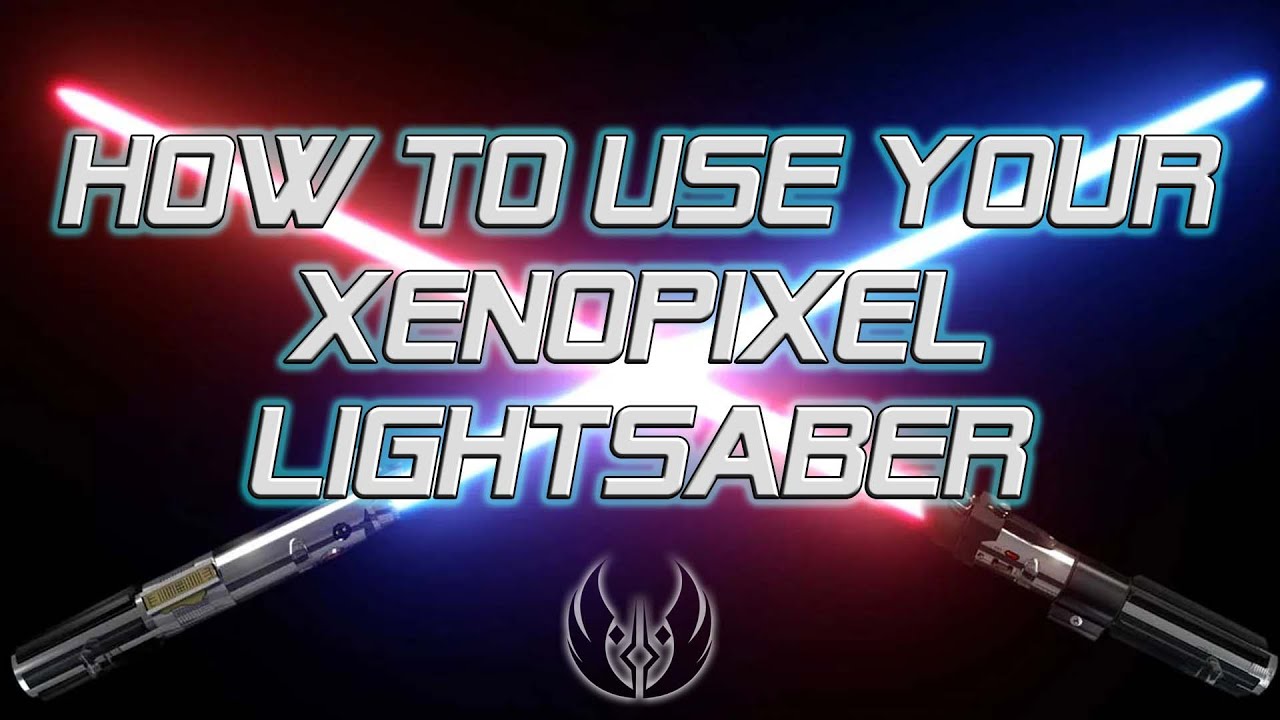 Как использовать световой меч Xenopixel