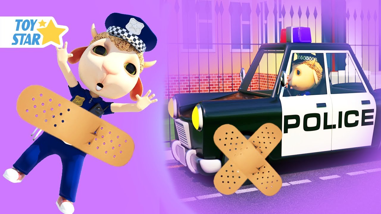 Carro de Polícia e Johny 🚓 Dolly e Amigos brincam com carros de brinquedo e constroem City #37