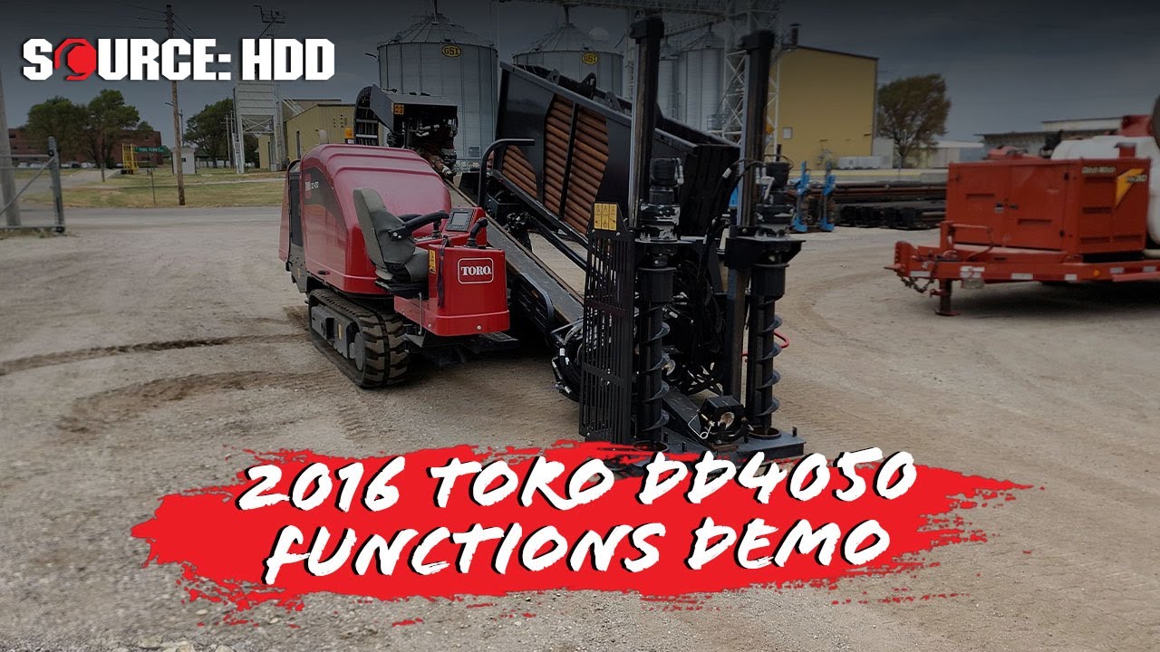 2016 Toro DD4050 functions demo | SOURCE: HDD