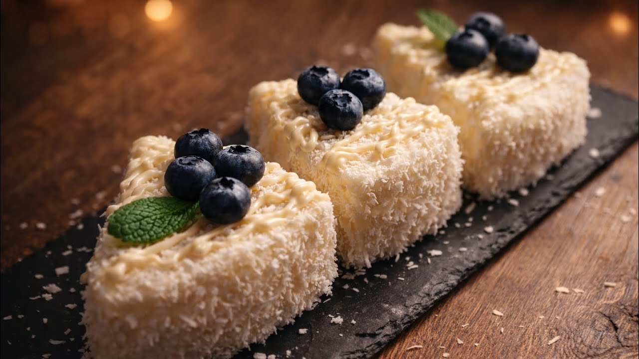 🥥 Cremiges Kokos-Dessert in 10 Minuten! Weich & Lecker 😍