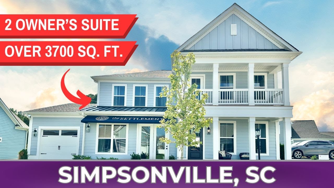Greenville, SC New Construction Homes for Sale - Crestwood Plan Dream Finders Homes The Settlement